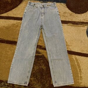 Wide leg baggy mom jeans